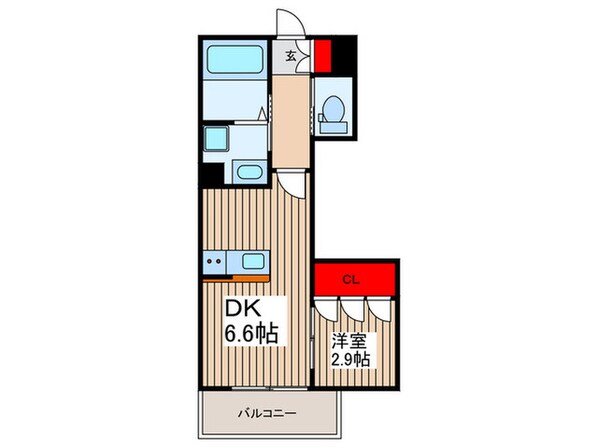 クレア美園の物件間取画像